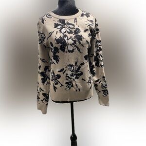 Cynthia Rowley Floral pull over sweater. Excellent condition worn once.